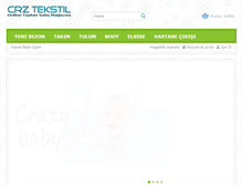 Tablet Screenshot of crztekstil.com